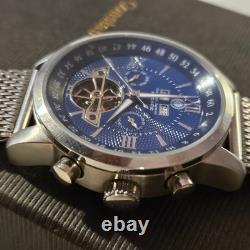 Montre automatique vintage pour homme Durmont perpétuelle calendrier