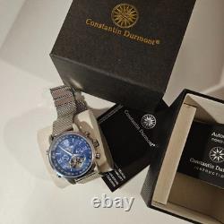 Montre automatique vintage pour homme Durmont perpétuelle calendrier