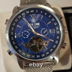 Montre automatique vintage pour homme Durmont perpétuelle calendrier