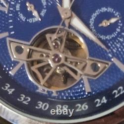 Montre automatique vintage pour homme Durmont perpétuelle calendrier