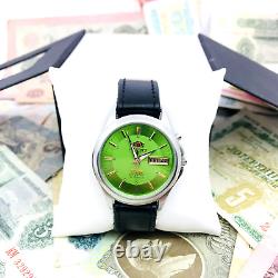 Montre-bracelet Orient calendrier automatique cristal AAA Japon Vintage Service