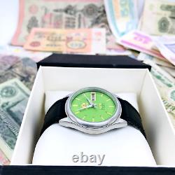 Montre-bracelet Orient calendrier automatique cristal AAA Japon Vintage Service