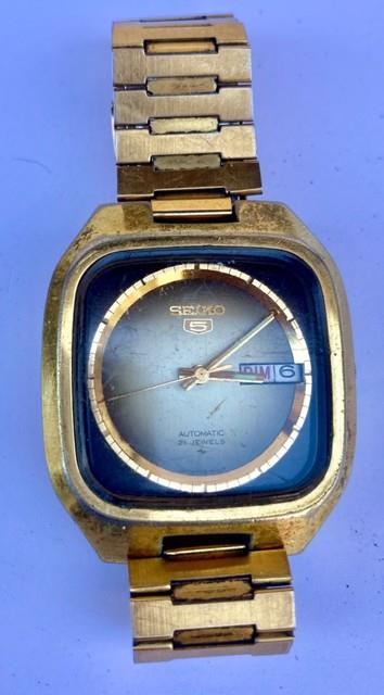 Montre Bracelet Homme Seiko 5 Automatique Jour/date 7019- 5090