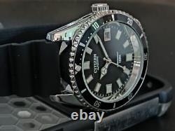 Montre-bracelet pour homme Vintage Citizen automatique cadran noir 36 mm 21