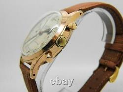 Montre chronographe DILECTA mouvement LANDERON 82, vintage chrono 1950