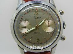 Montre chronographe FLAMOR mouvement VENUS 175, vintage chrono 1960