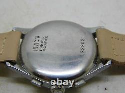 Montre chronographe INVICTA mouvement LANDERON, vintage chrono 1960