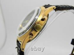 Montre chronographe PERFEX mouvement VENUS 188, vintage chrono 1950