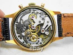 Montre chronographe PERFEX mouvement VENUS 188, vintage chrono 1950