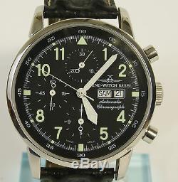 Montre chronographe automatique Pilot Zeno Basel Watch