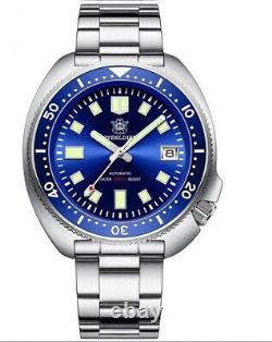 Montre de Plongée Vintage Homme Mouvement Automatique japonais NH35 Bleue Montre de Plongée Vintage Homme Mouvement Automatique japonais NH35 Bleue