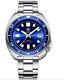Montre De Plongée Vintage Homme Mouvement Automatique Japonais Nh35 Bleue