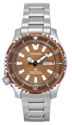 Montre de plongée automatique Citizen Promaster NY0164-65X 200 m pour homme Montre de plongée automatique Citizen Promaster NY0164-65X 200 m pour homme