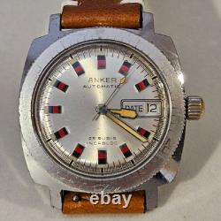 Montre de plongée pour homme ANKER automatique allemande vintage