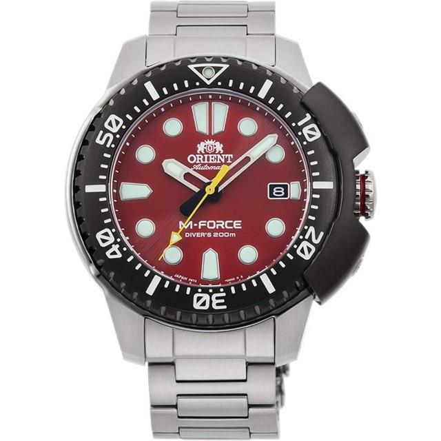 Montre De Plong&eacute;e Pour Homme Orient M-force Automatique Cadran Rouge