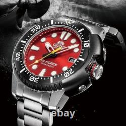 Montre de plongée pour homme Orient M-Force automatique cadran rouge
