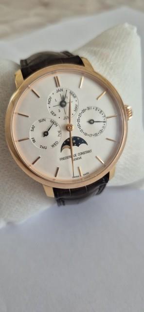 Montre Fr&eacute;d&eacute;rique Constant Manufacture Slimline Perpetual Calendar Cal Fc-775