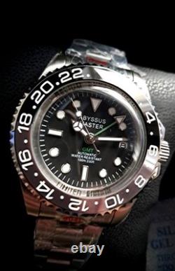 Montre gmt ABYSSUS MASTER GMT Watch 001 Black /GREY Valve Hélium Montre gmt ABYSSUS MASTER GMT Watch 001 Black /GREY Valve Hélium