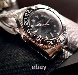 Montre gmt ABYSSUS MASTER GMT Watch 001 Black /GREY Valve Hélium Montre gmt ABYSSUS MASTER GMT Watch 001 Black /GREY Valve Hélium