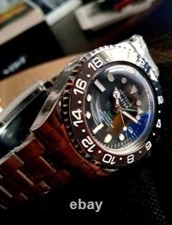 Montre gmt ABYSSUS MASTER GMT Watch 001 Black /GREY Valve Hélium Montre gmt ABYSSUS MASTER GMT Watch 001 Black /GREY Valve Hélium