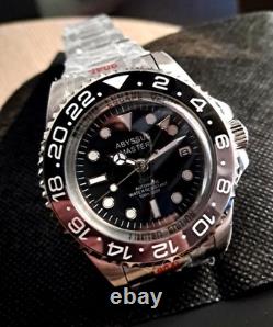 Montre gmt ABYSSUS MASTER GMT Watch 001 Black /GREY Valve Hélium Montre gmt ABYSSUS MASTER GMT Watch 001 Black /GREY Valve Hélium