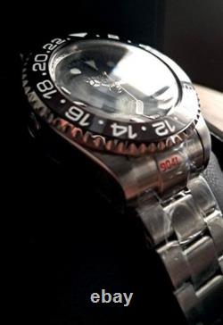 Montre gmt ABYSSUS MASTER GMT Watch 001 Black /GREY Valve Hélium Montre gmt ABYSSUS MASTER GMT Watch 001 Black /GREY Valve Hélium