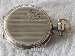 Montre gousset argent et or 18 k de smoking poids 61.3 G fonctionne TB +-1890 Montre gousset argent et or 18 k de smoking poids 61.3 G fonctionne TB +-1890