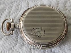 Montre gousset argent et or 18 k de smoking poids 61.3 G fonctionne TB +-1890 Montre gousset argent et or 18 k de smoking poids 61.3 G fonctionne TB +-1890
