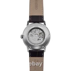 Montre habillée homme Orient Bambino automatique cadran rouge bracelet cuir R