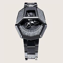 Montre heure vagabonde ATOWAK Cobra Steel Silver Edition limitée