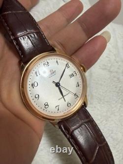 Montre homme Orient Bambino F672-UAA0 F6722 automatique cadran romain en cuir