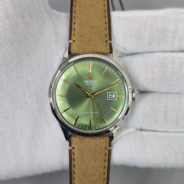 Montre Homme Orient Bambino Ra-ac0p01e Automatique 42 Mm Bracelet Cuir Neuve