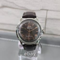 Montre homme Orient Bambino RA-BB0004Y cadran marron automatique 38,4 mm