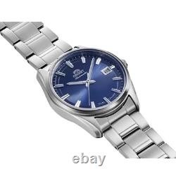 Montre homme Orient Stretto RA-AC0R02L automatique cadran bleu 38,5 mm