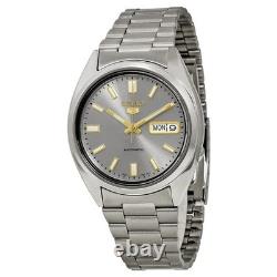 Montre homme Seiko 5 SNXS75 automatique cadran gris 37 mm acier inoxydable ne