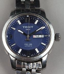 Montre homme Tissot PRC 200 automatique fond bleu valeur 650