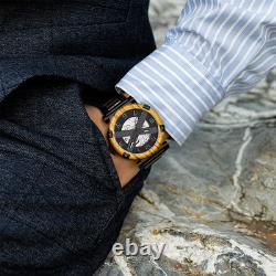 Montre homme automatique PrimalWatch squelette argenté, en bois snakewood Montre homme automatique PrimalWatch squelette argenté, en bois snakewood