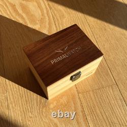 Montre homme automatique PrimalWatch squelette argenté, en bois snakewood Montre homme automatique PrimalWatch squelette argenté, en bois snakewood