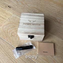 Montre homme automatique en bois PrimalWatch cadran squelette doré