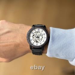 Montre homme automatique squelette PrimalWatch Miyota 8N24 (21 rubis)