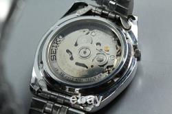 Montre homme vintage 2003 Seiko 5 7S26-01V0 Navy Day-Date automatique du JAPON