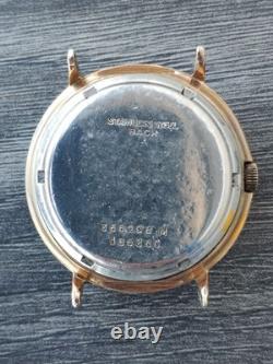 Montre homme vintage Ernest Borel automatique cadran patine Felsa 1560