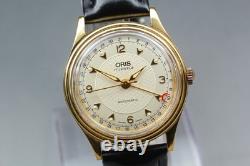 Montre homme vintage automatique ORIS Pointer Date 7403 or 34 mm presque