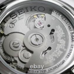 Montre mécanique pour homme Seiko 5 SNKE03K1 cadran noir acier inoxydable jou