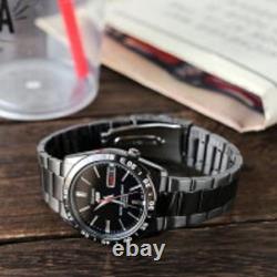 Montre mécanique pour homme Seiko 5 SNKE03K1 cadran noir acier inoxydable jou