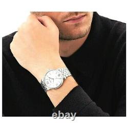 Montre mecanique vintage homme automatique suisse luxe bracelet acier montblanc
