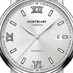 Montre mecanique vintage homme automatique suisse luxe bracelet acier montblanc