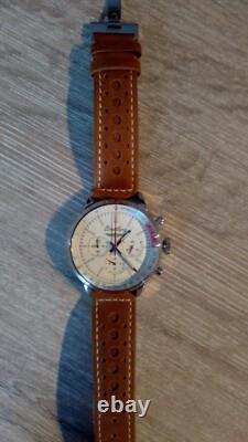Montre neuve Automatique Waterproof verre Saphir Cuir Top Time