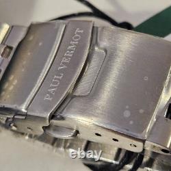 Montre plongée automatique Homme Vermot 1935 Chaux de Fonds 200m Acier 41 mm 24J