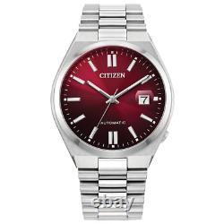 Montre pour homme Citizen Tsuyosa NJ0150-56W automatique cadran rouge saphir